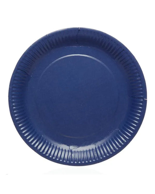 Dark Blue (Blueberry) Paper Plates
