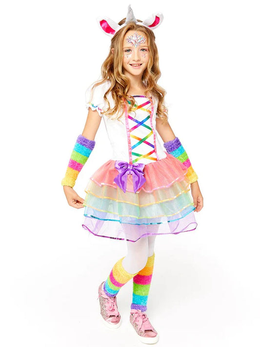 Rainbow Unicorn - Child and Teen Costume