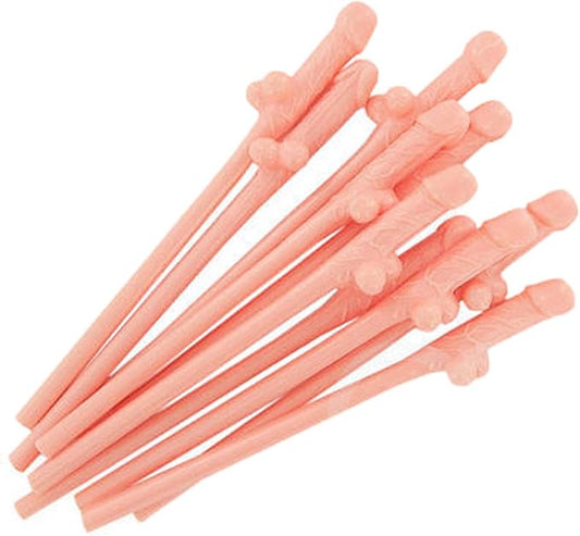 Willy Straws - 18cm - Hen Party Accessories