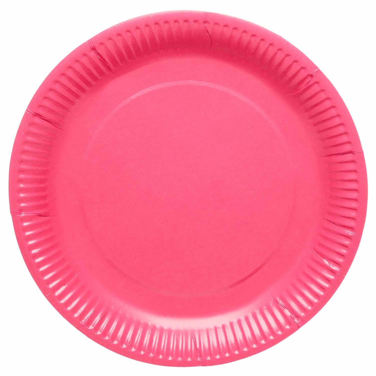 Bright Pink (Bubblegum) Paper Plates