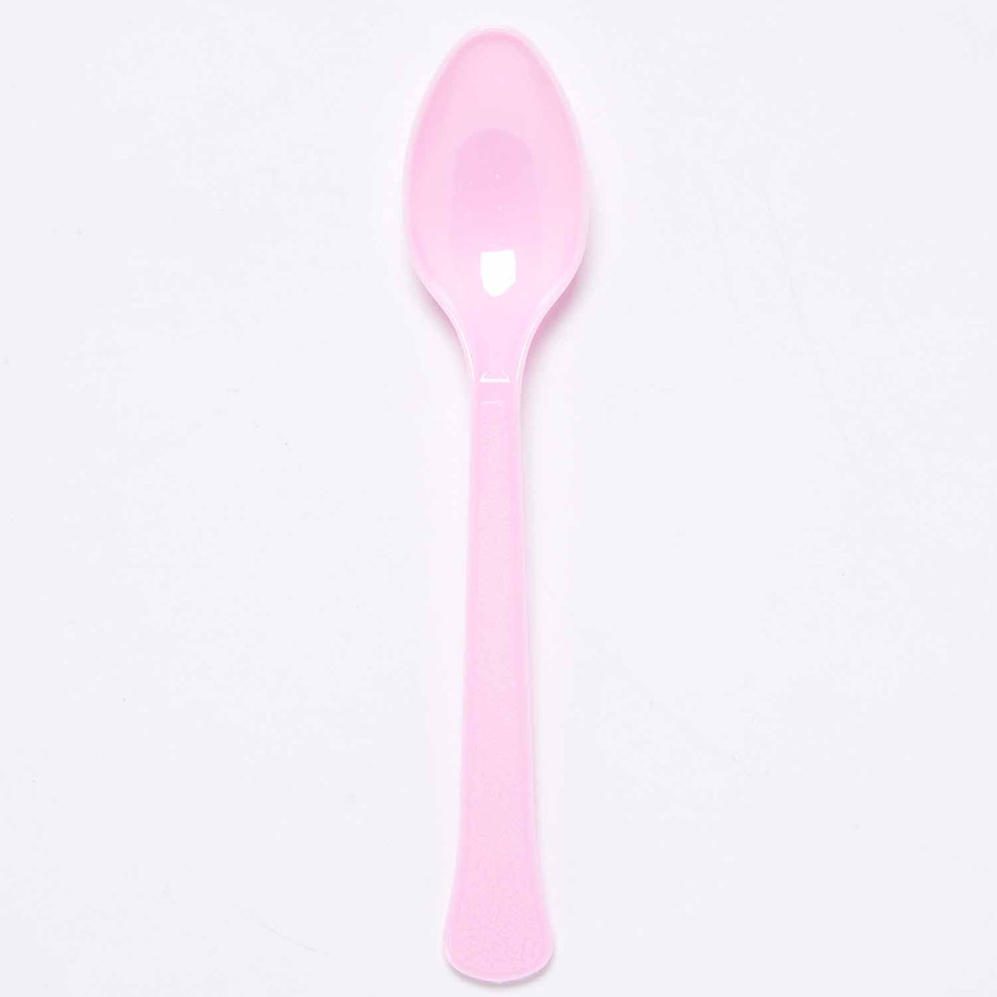 Plastic Spoons (24pk) - Pale Pink (Marshmallow)