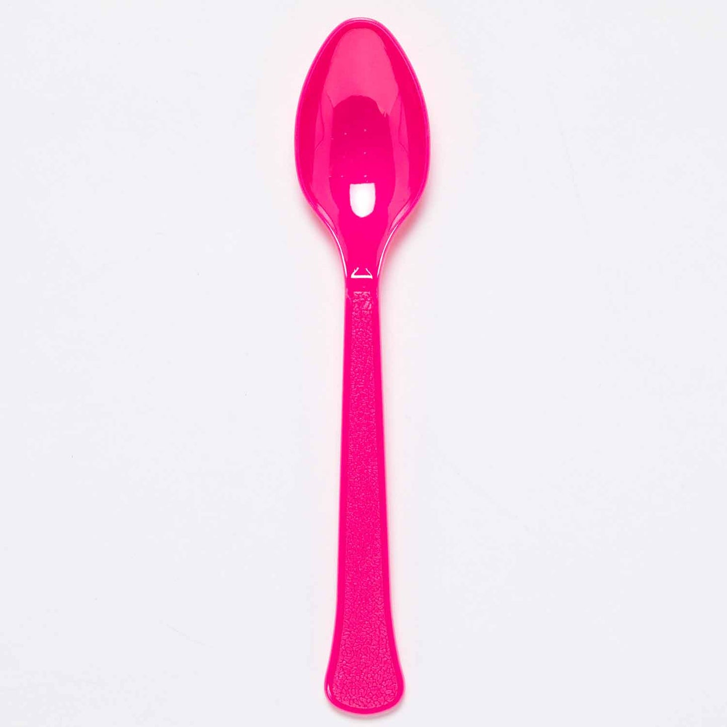 Plastic Spoons (24pk) - Bright Pink (Bubblegum)