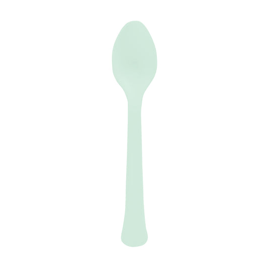 Plastic Spoons (24pk) - Duck Egg
