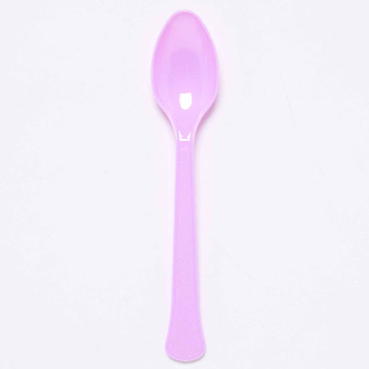 Plastic Spoons (24pk) - Lavender (Lilac)