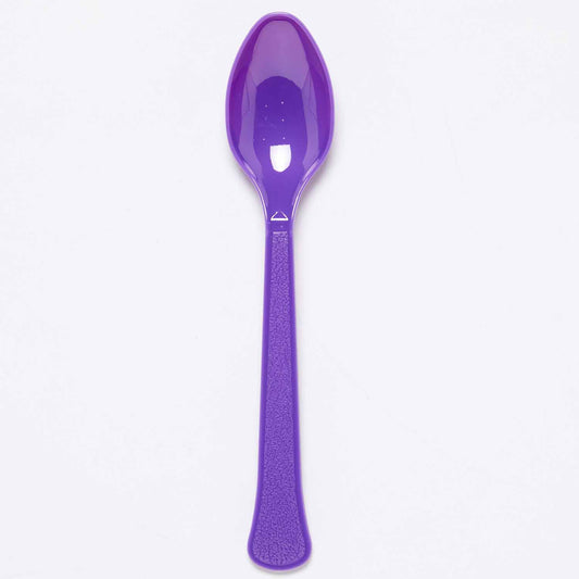 Plastic Spoons (24pk) - Purple (Grape)
