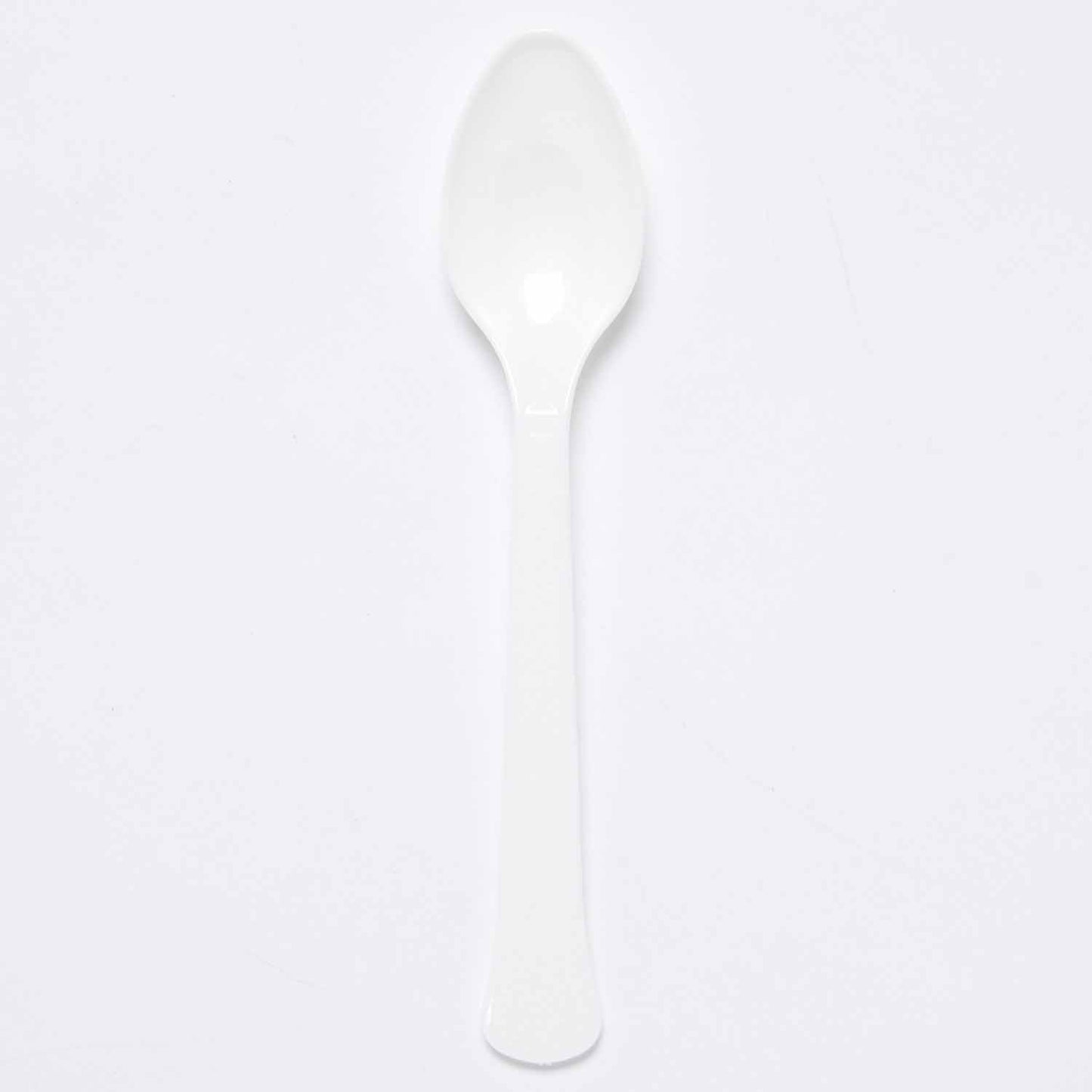 Plastic Spoons (24pk) - White (Coconut)