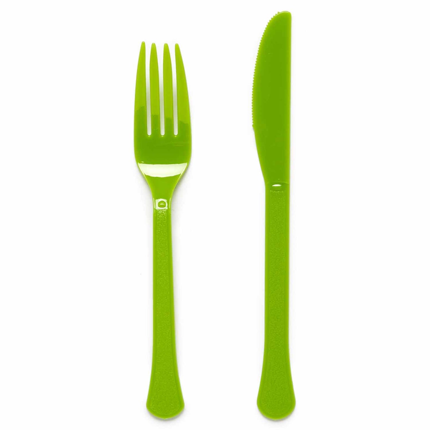 Mixed Plastic Cutlery (24pk) - Lime Green (Lime Cordial)