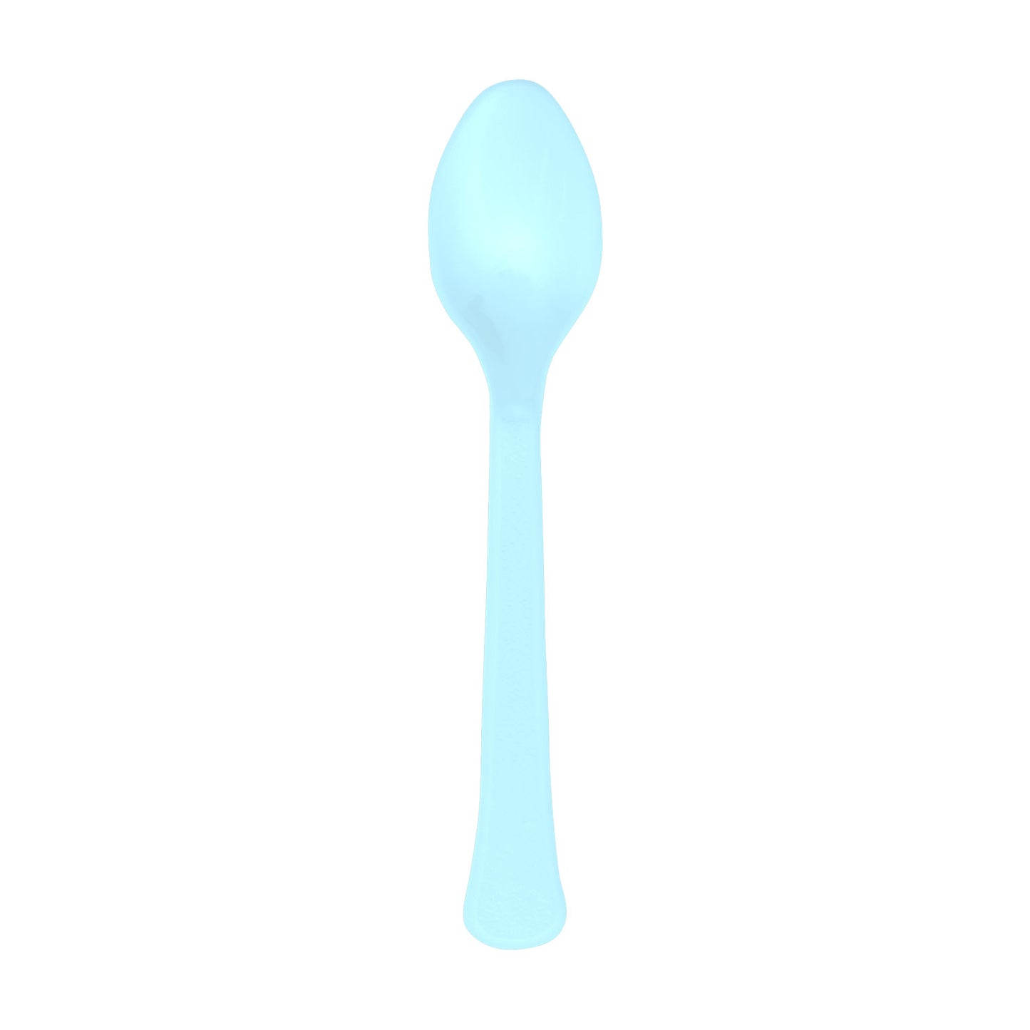 Plastic Spoons (24pk) - Baby Blue (Clear Sky)