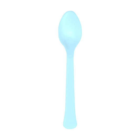 Plastic Spoons (24pk) - Baby Blue (Clear Sky)
