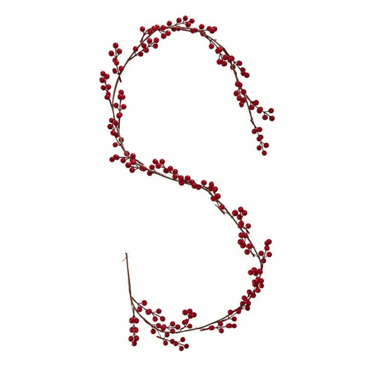 Red Berries Foliage Garland - 1.8m