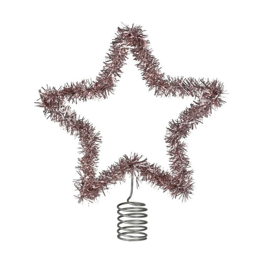 Tinsel Star Tree Topper