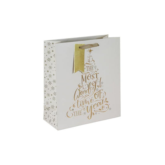 Wonderful Time Tree Medium Gift Bag - 33cm x 26.5cm