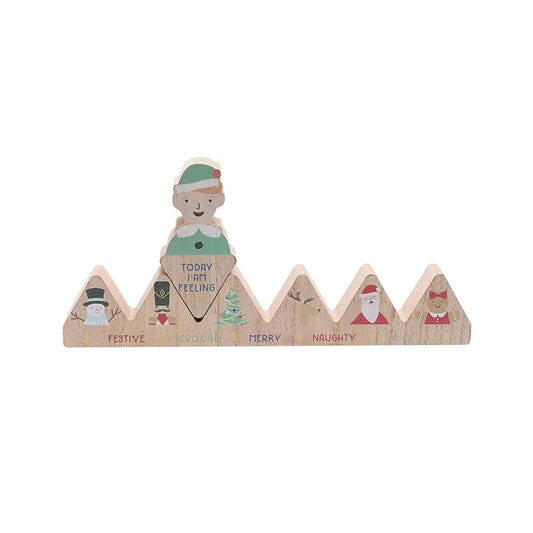 Wooden Advent Mood Calendar - 29.5cm