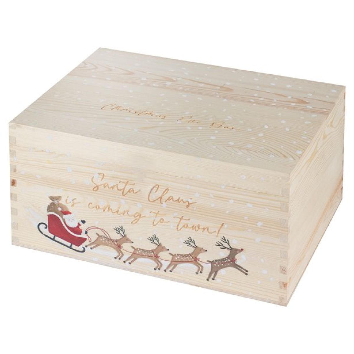 Wooden Customisable Christmas Eve Box
