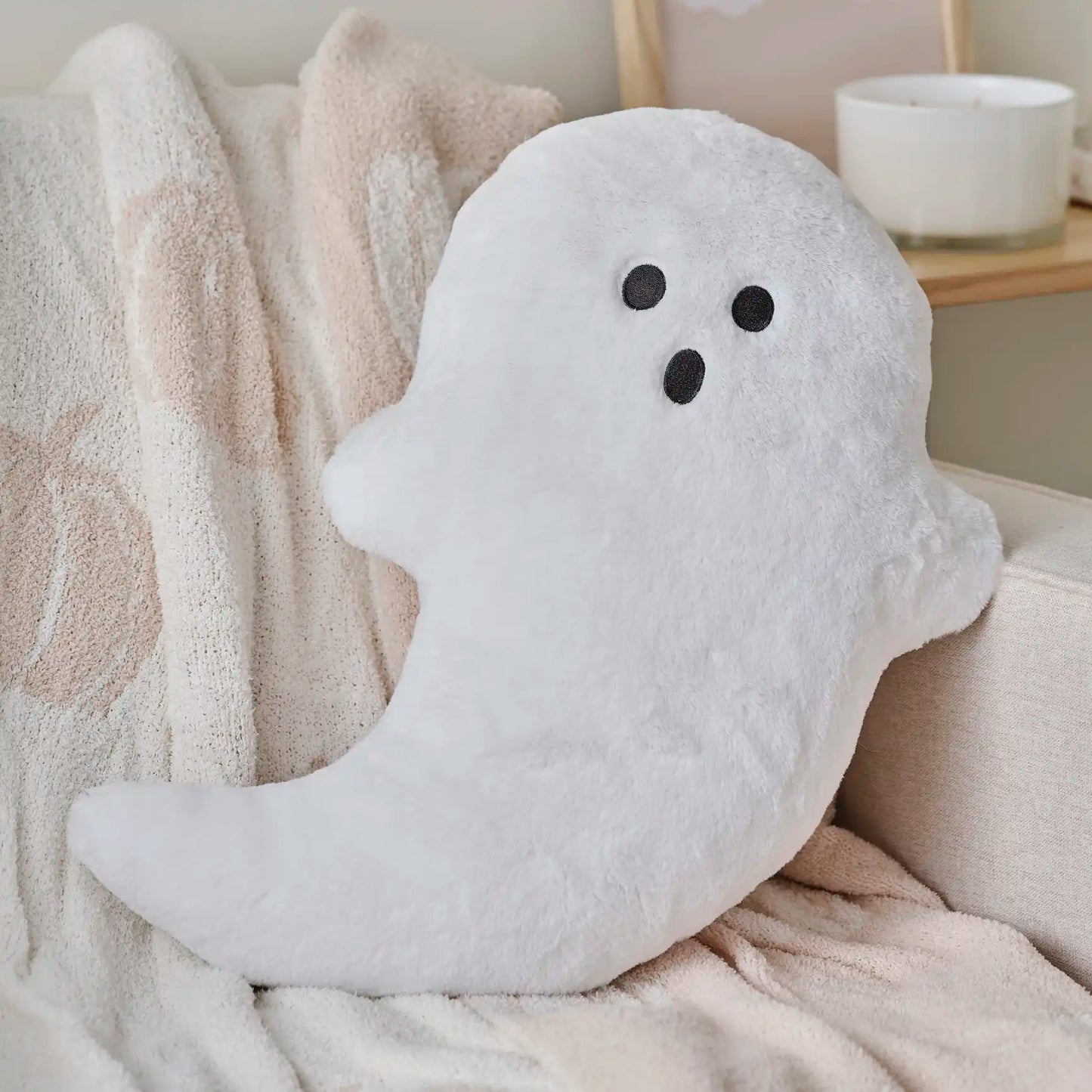 White Ghost Cushion