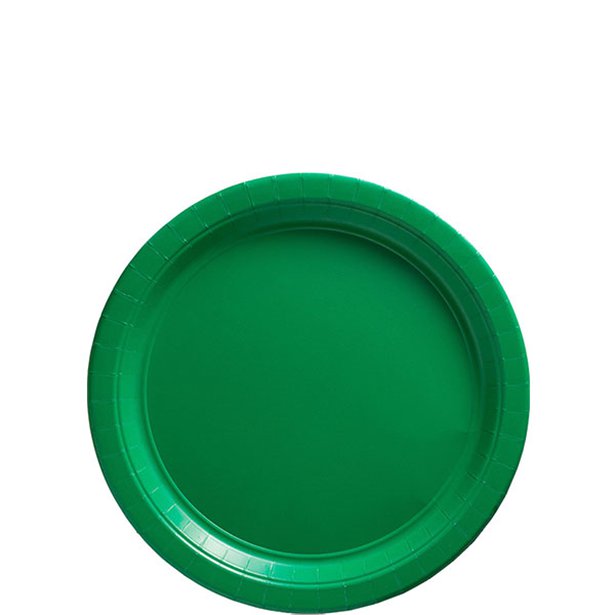 Green Plates - 18cm Paper Party Plates
