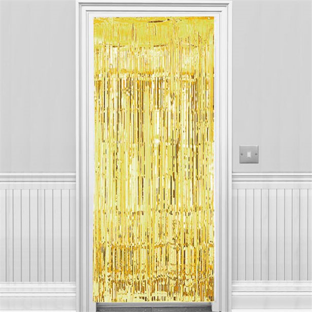 Gold Foil Curtain - 2.4m