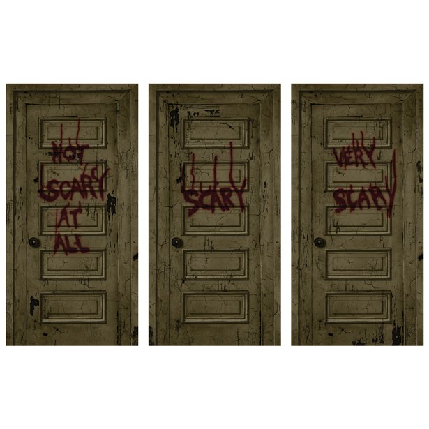 IT Door Panel Halloween Wall Decal