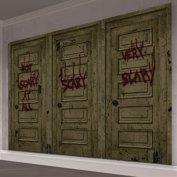 IT Door Panel Halloween Wall Decal