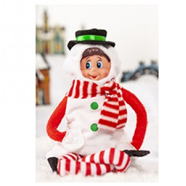 Elves Behavin'Badly Naughty Elf Snowman Outfit