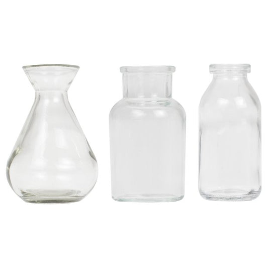Botanical Wedding Glass Bottle Table Decoration Set