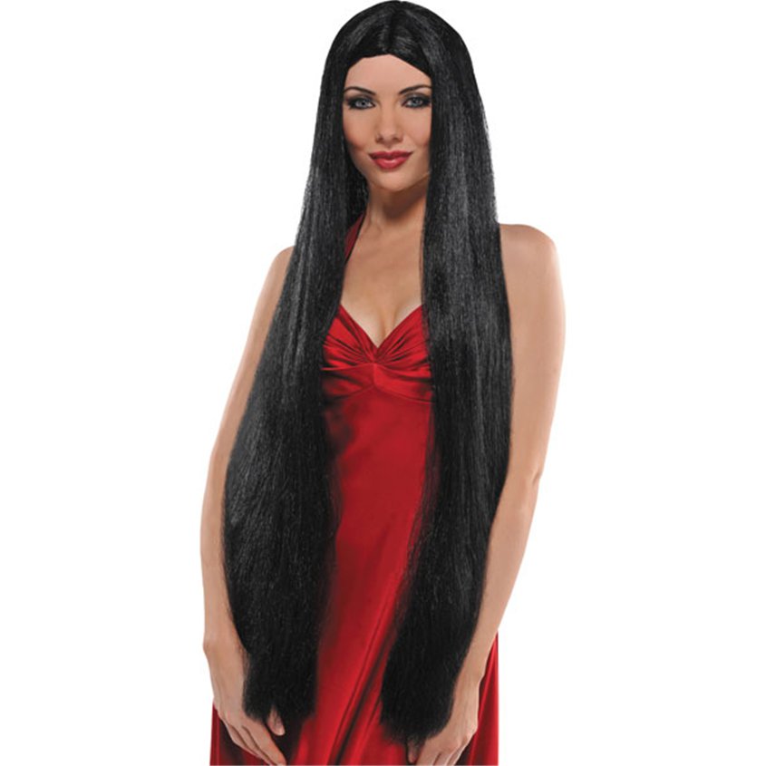 Extra Long Halloween Wig - Black