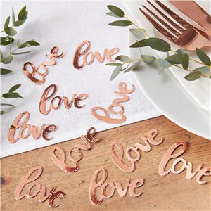 Beautiful Botanics - Rose Gold "Love" Confetti