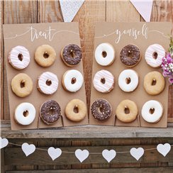 Rustic Country Doughnut Wall