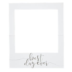 Rustic Country 'Best Day Ever' Giant Polaroid Photo Prop Sign
