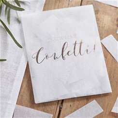 Beautiful Botanics Rose Gold Foiled Confetti Envelope - 7g