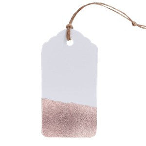 Beautiful Botanics Rose Gold Foiled Tags